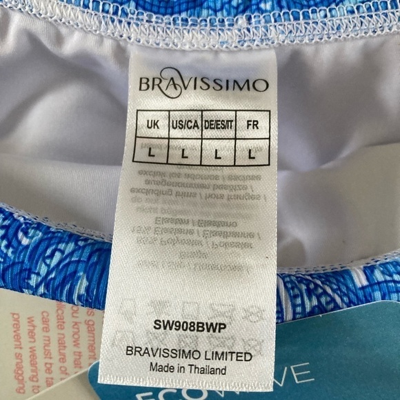 Bravissimo Swimsuit NWT Koh Samui Bikini Top and Fold Brief Bottom - Picture 5 of 10
